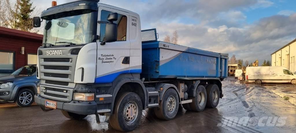 Scania R 480 8x4 Kravas automašinas konteineru vedeji