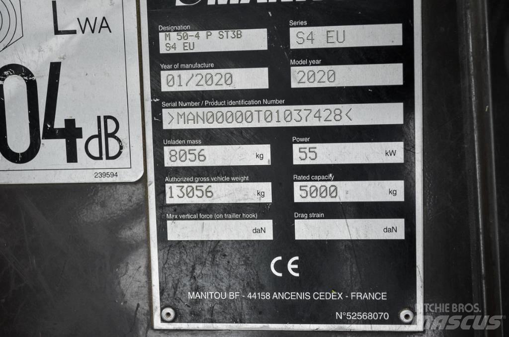 Manitou M 50-4 Tehnika ar dīzeļa dzinēju