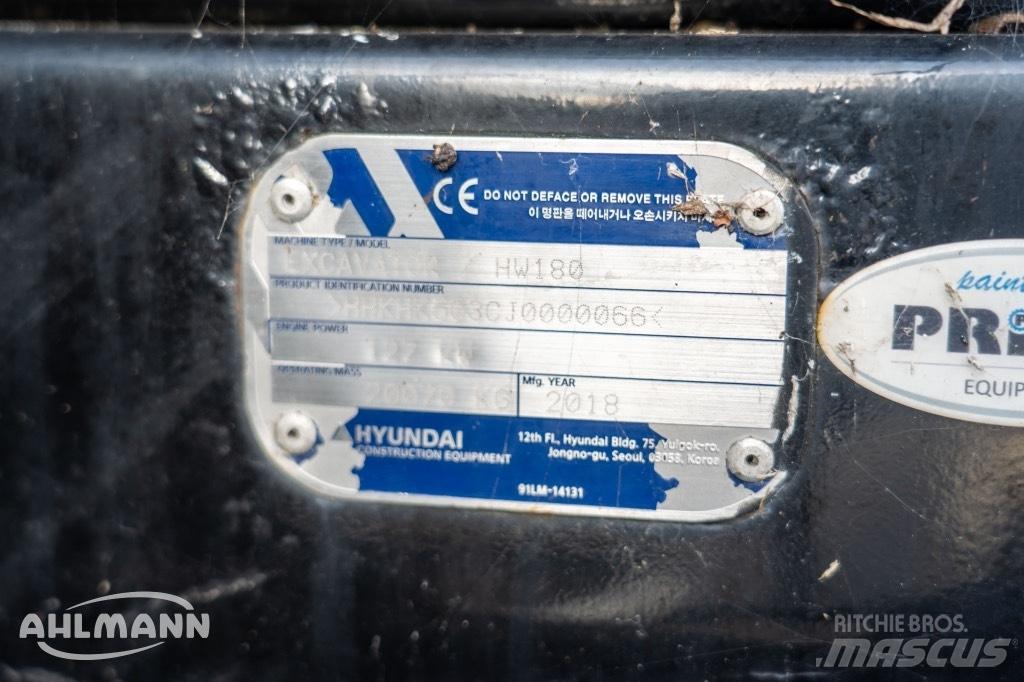 Hyundai HW 180 Ekskavatori uz riteņiem