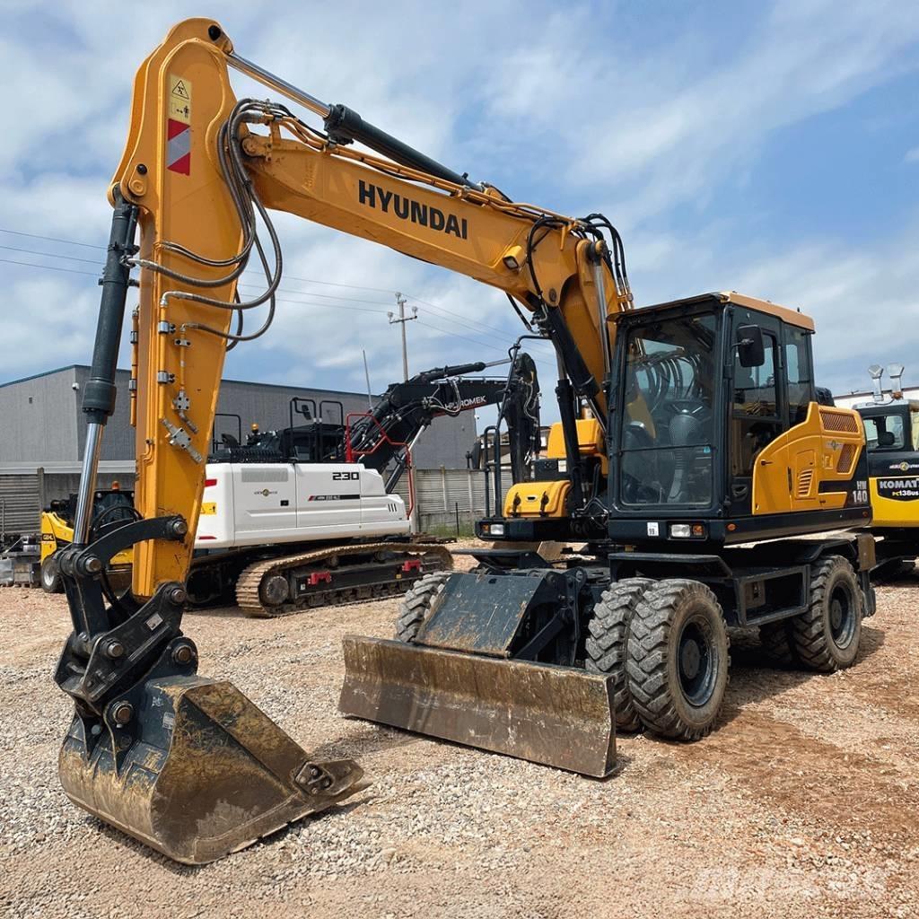 Hyundai HW140 Ekskavatori uz riteņiem