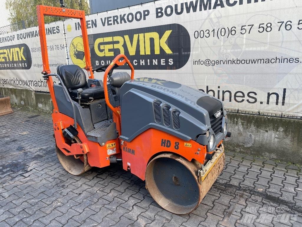 Hamm HD 8 VV Divvalču grunts veltņi
