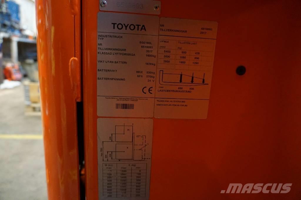 Toyota SSE160L Pašgājēji krautnētāji