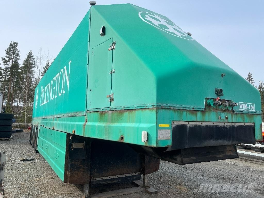 Orthaus Semi Stikla transportēšanas piekabes