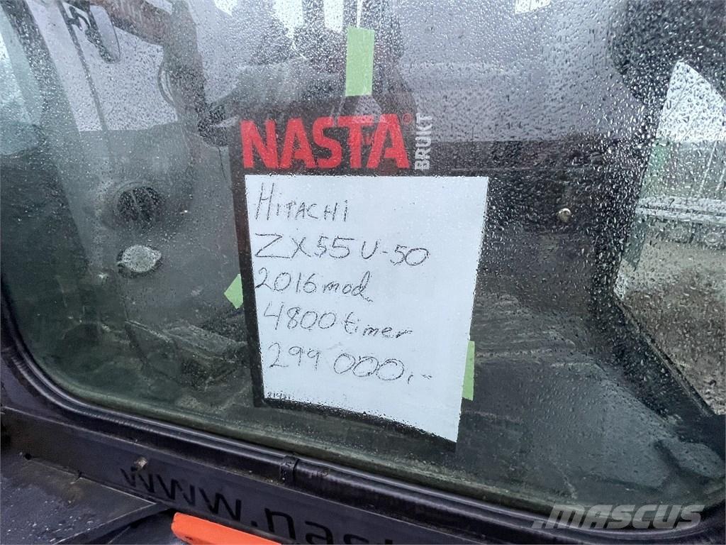 Hitachi ZX55U-5 Mini ekskavatori < 7 t