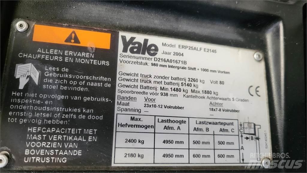 Yale ERP25ALF Elektriskie iekrāvēji