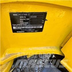 Komatsu PC 27 Kāpurķēžu ekskavatori