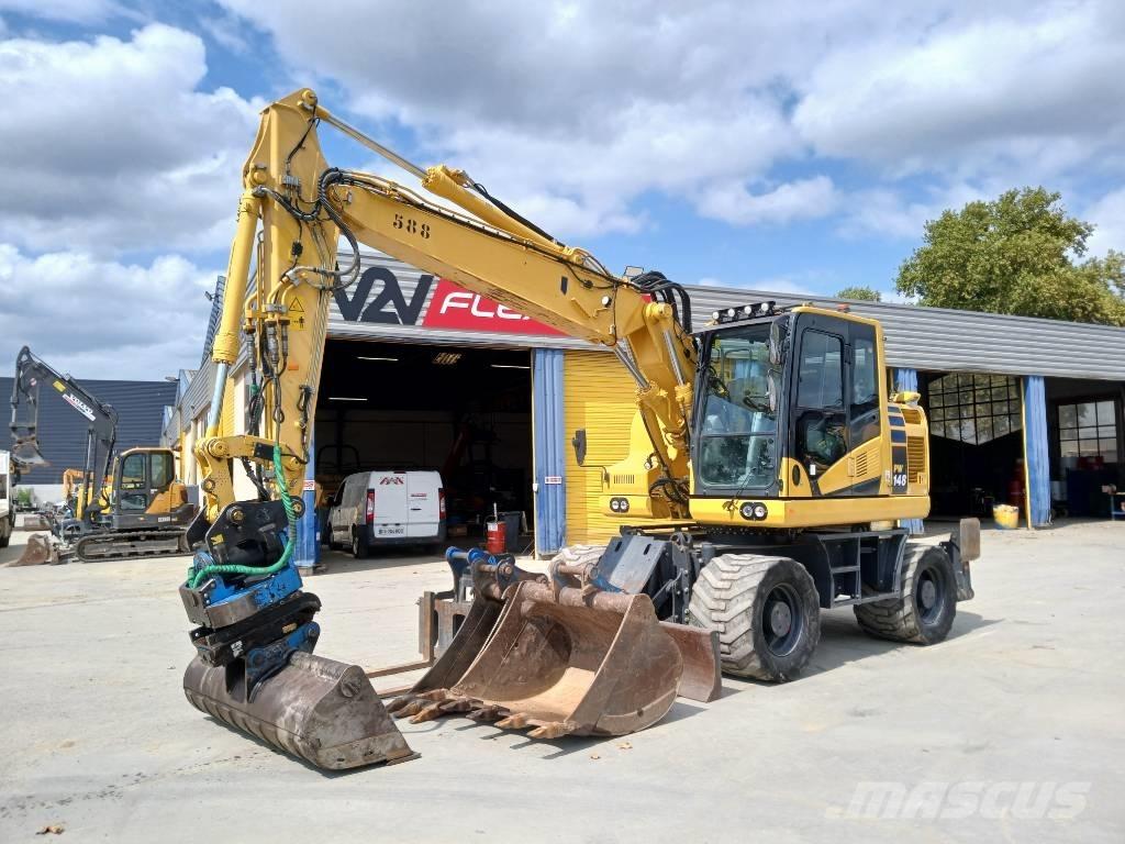 Komatsu PW 148-11 Ekskavatori uz riteņiem