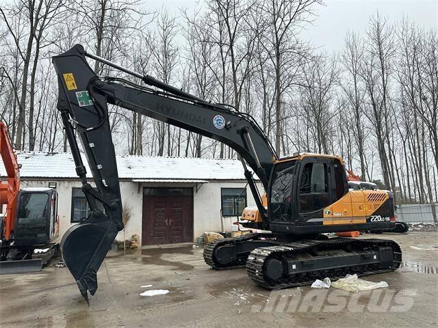 Hyundai R220lc-9s Kāpurķēžu ekskavatori