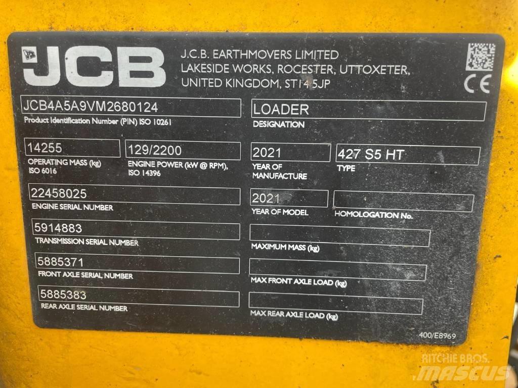 JCB 427 HT Iekrāvēji uz riteņiem