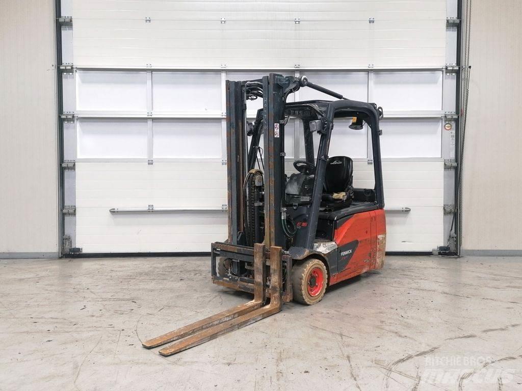 Linde E16-02 Elektriskie iekrāvēji