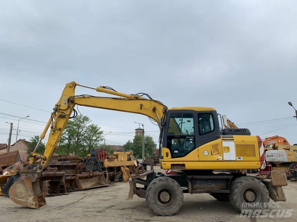 Komatsu PW 140-7 Ekskavatori uz riteņiem