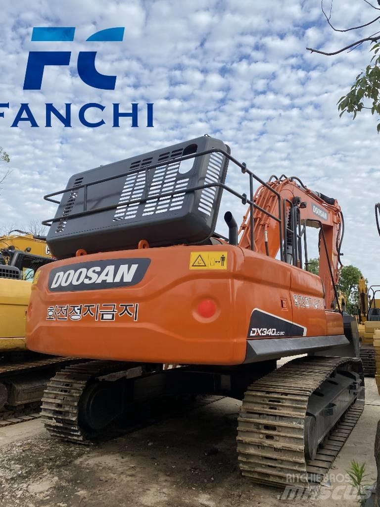 Doosan DX 340 LC Kāpurķēžu ekskavatori