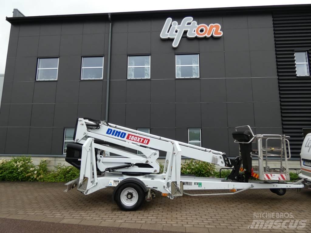 Dino 180 XT  Skylift Pacēlājplatformas - piekabes