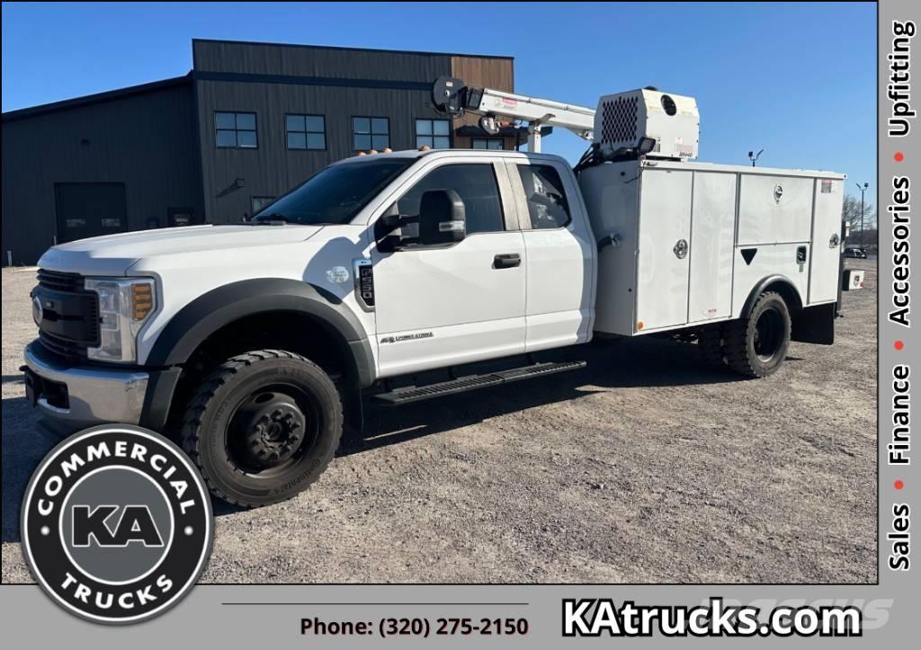 Ford F 550 XL SD Kāpurķēžu ceļamkrāni