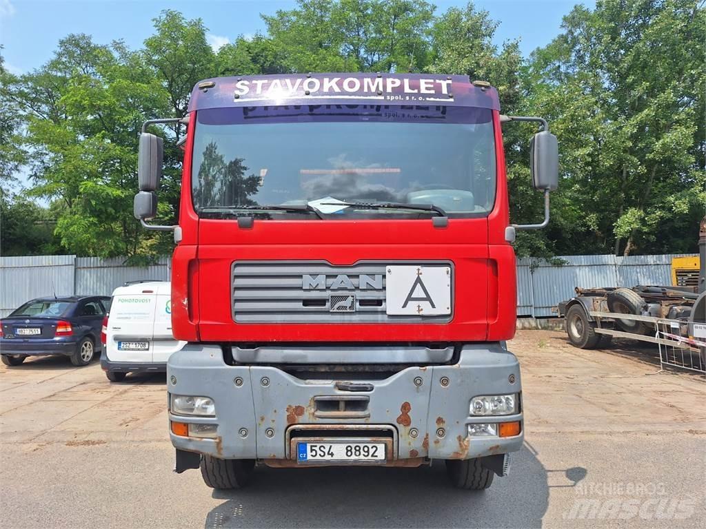 MAN TGA 35.410 8X4 Platformas/izkraušana no sāniem