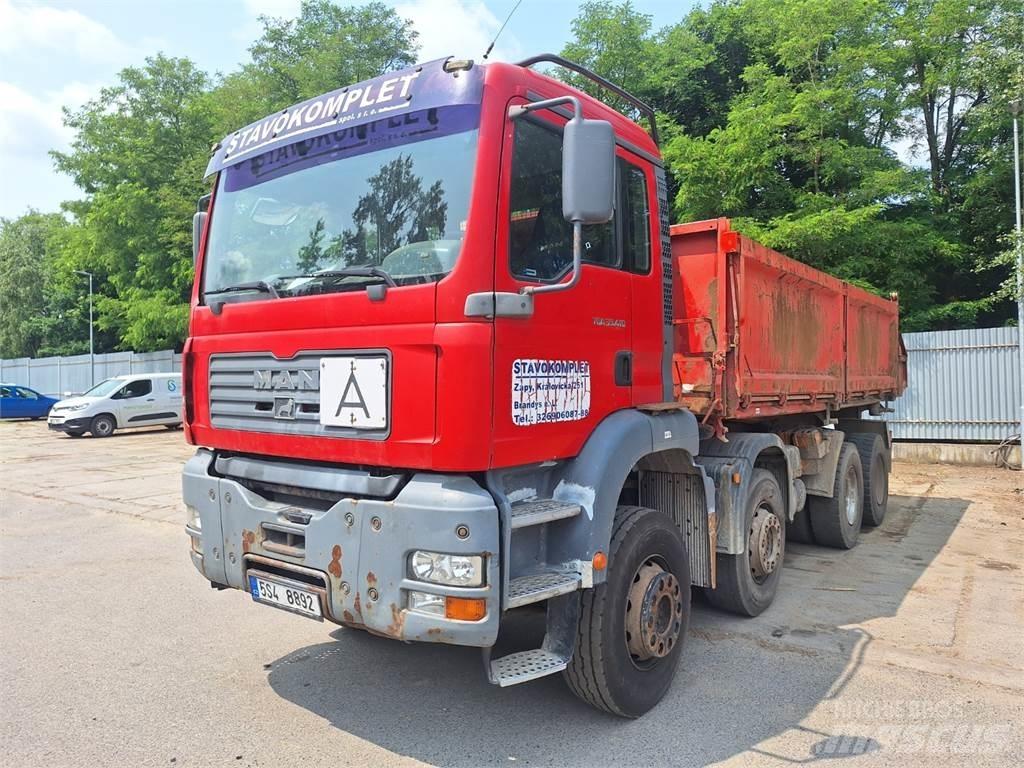 MAN TGA 35.410 8X4 Platformas/izkraušana no sāniem