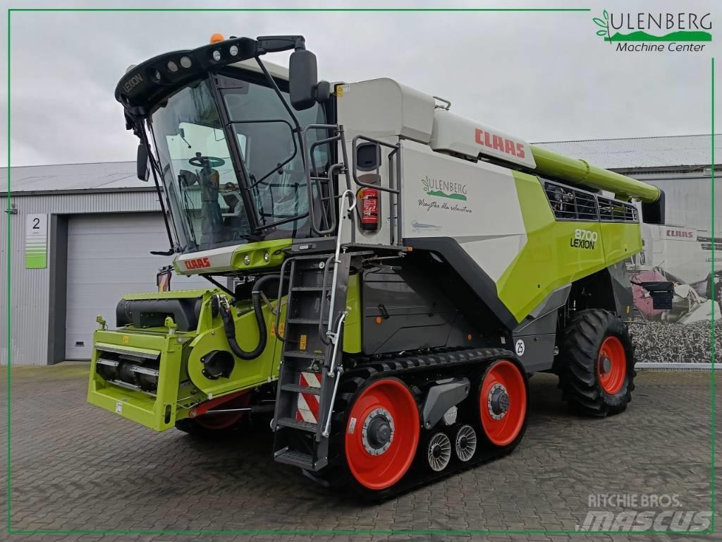 CLAAS Lexion 8700 TT Ražas novākšanas kombaini