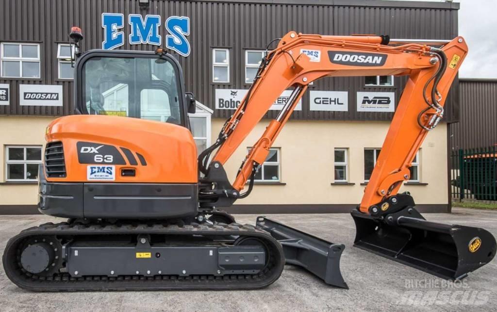 Doosan DX 63-3 Mini ekskavatori < 7 t