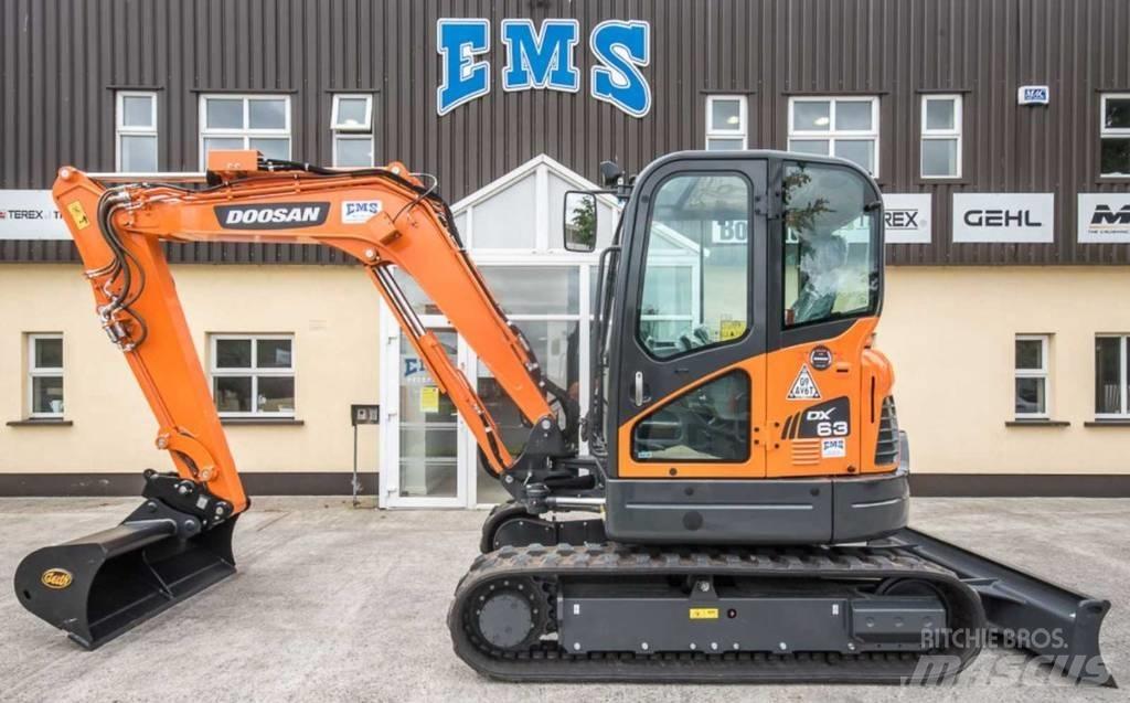 Doosan DX 63-3 Mini ekskavatori < 7 t