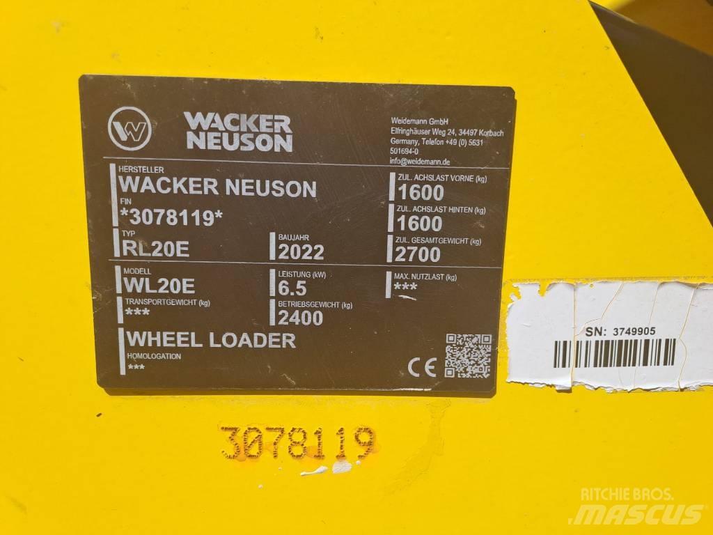 Wacker Neuson WL20e Iekrāvēji uz riteņiem