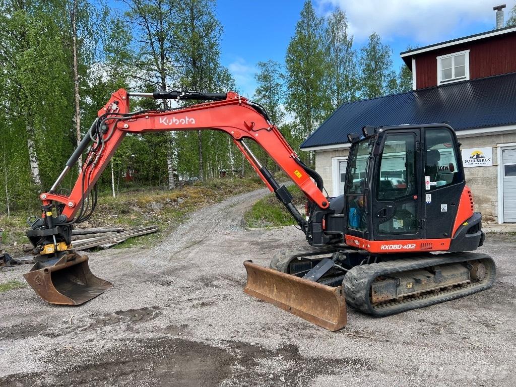 Kubota kx080-4a2 Vidēja lieluma ekskavatori 7 t - 12 t