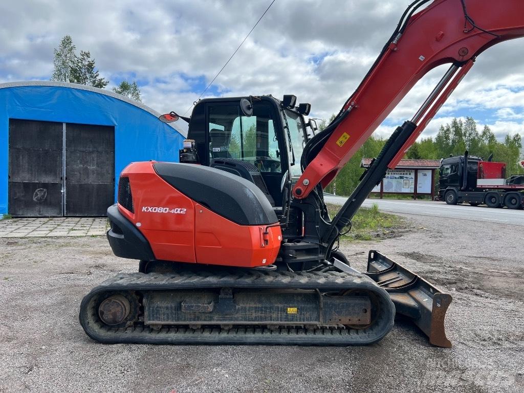 Kubota kx080-4a2 Vidēja lieluma ekskavatori 7 t - 12 t