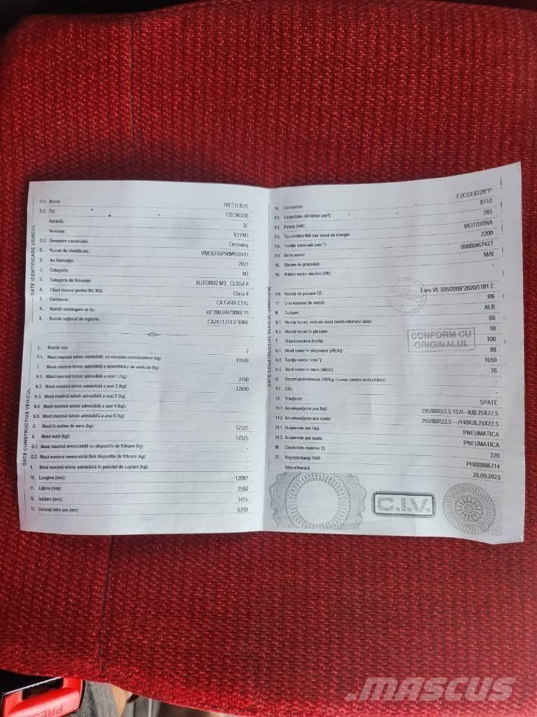 Iveco Crossway Starppilsētu autobusi