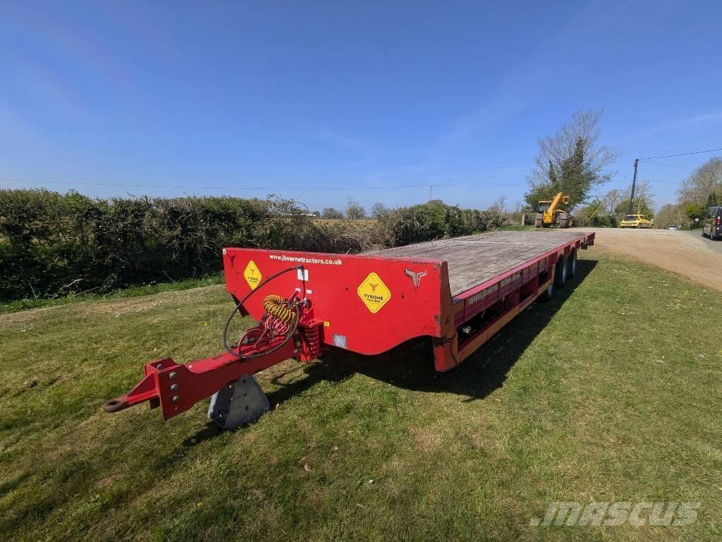 Tyrone 32FT FLATBED Platformas/izkraušana no sāniem