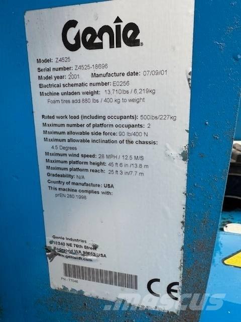 Genie Z 45/25 Strēles pacēlāji