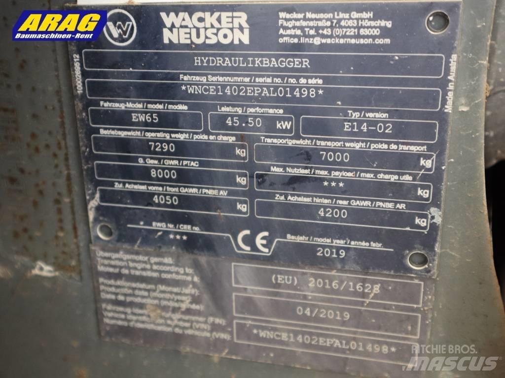 Wacker Neuson EW 65 Ekskavatori uz riteņiem