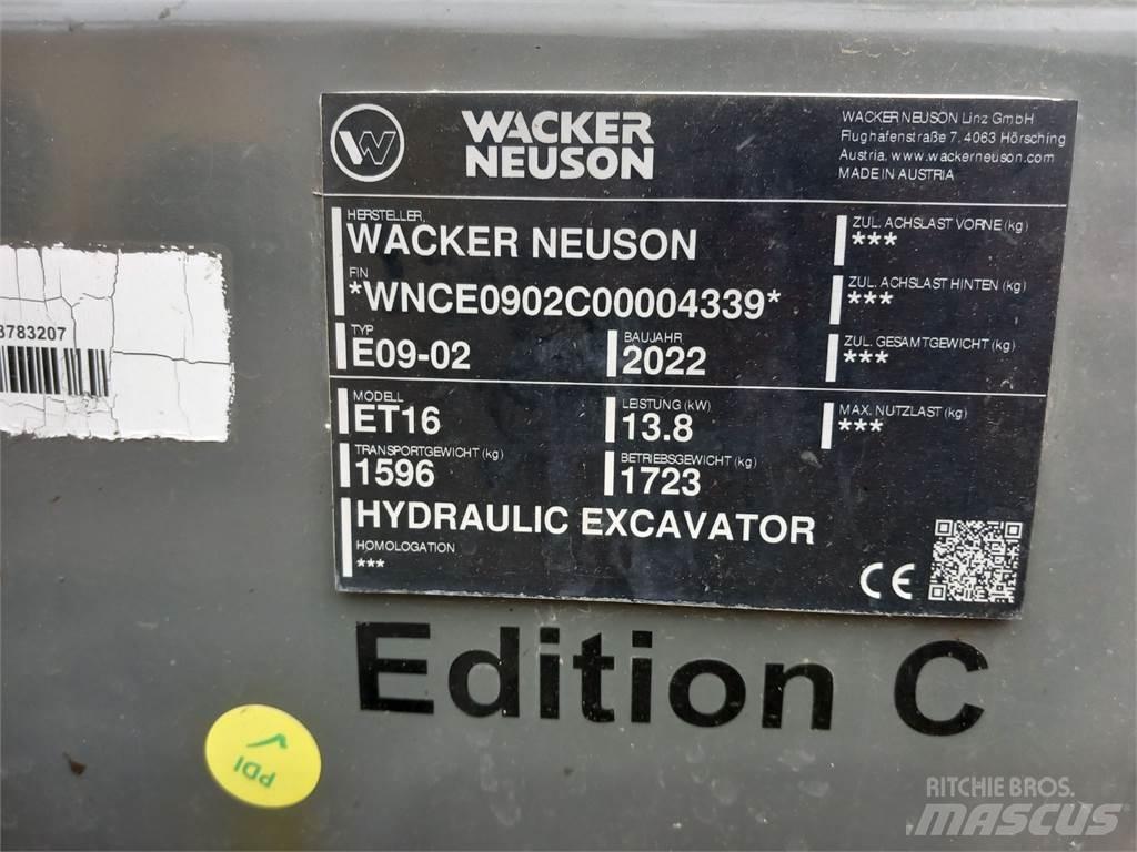 Wacker Neuson ET16 Kāpurķēžu ekskavatori