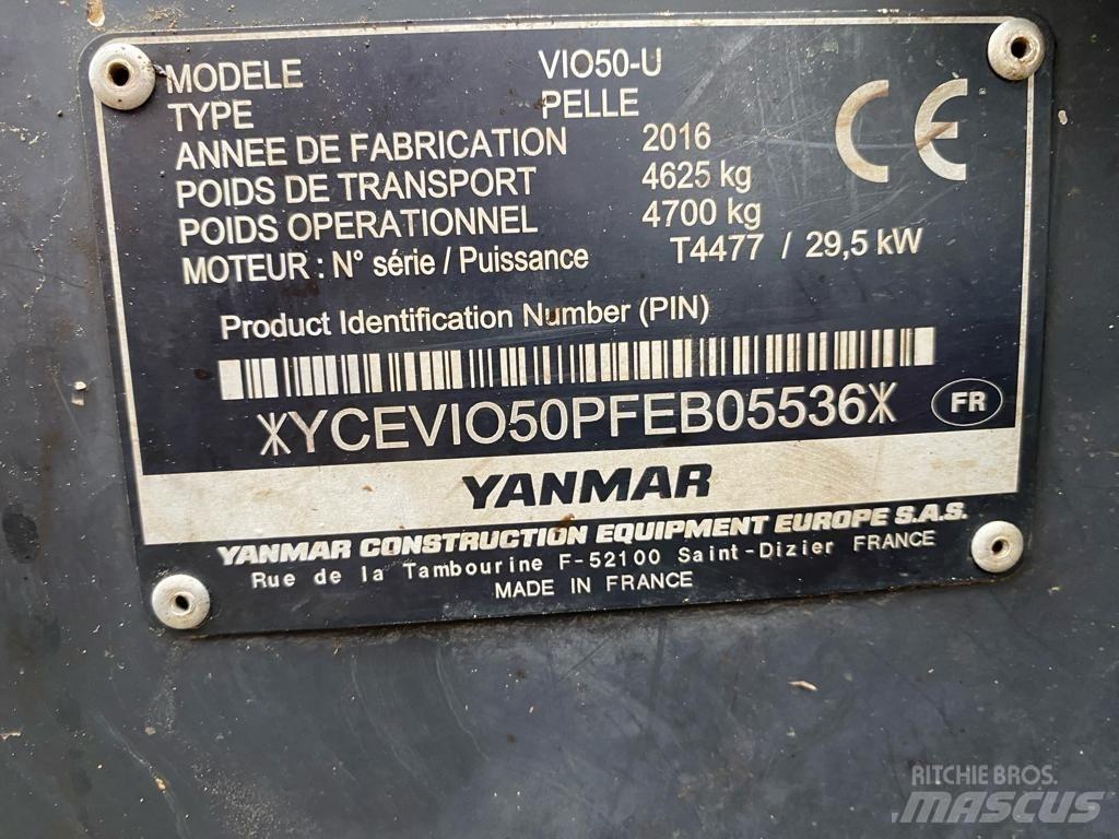 Yanmar Vio 50 U Mini ekskavatori < 7 t