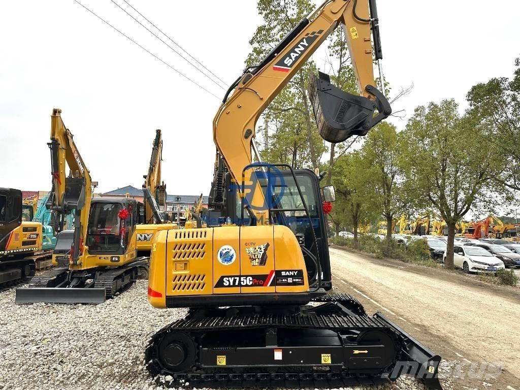 Sany SY 75 C pro Kāpurķēžu ekskavatori