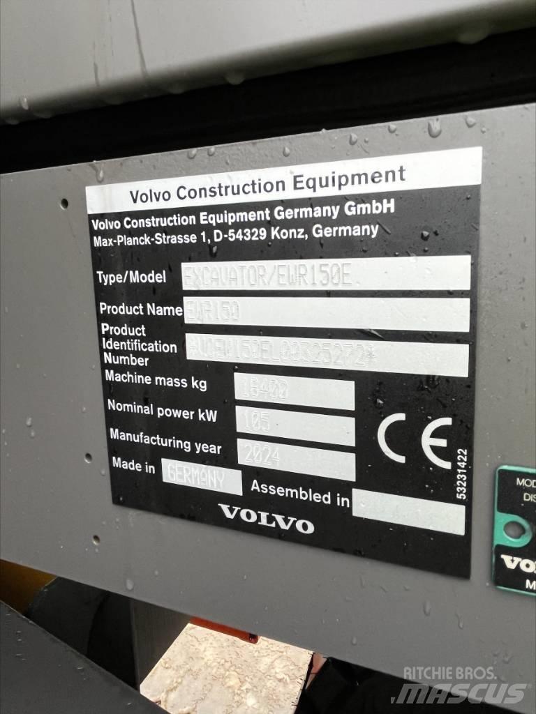 Volvo EWR 150 E Ekskavatori uz riteņiem