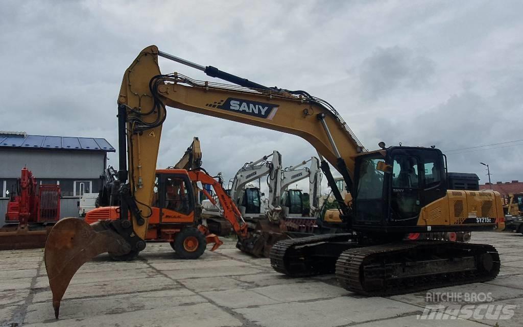 Sany SY 215 C Kāpurķēžu ekskavatori