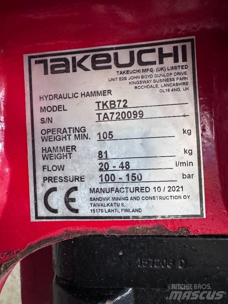 Takeuchi TB 219 Mini ekskavatori < 7 t
