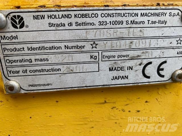 New Holland E 70 SR Vidēja lieluma ekskavatori 7 t - 12 t