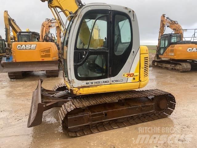 New Holland E 70 SR Vidēja lieluma ekskavatori 7 t - 12 t