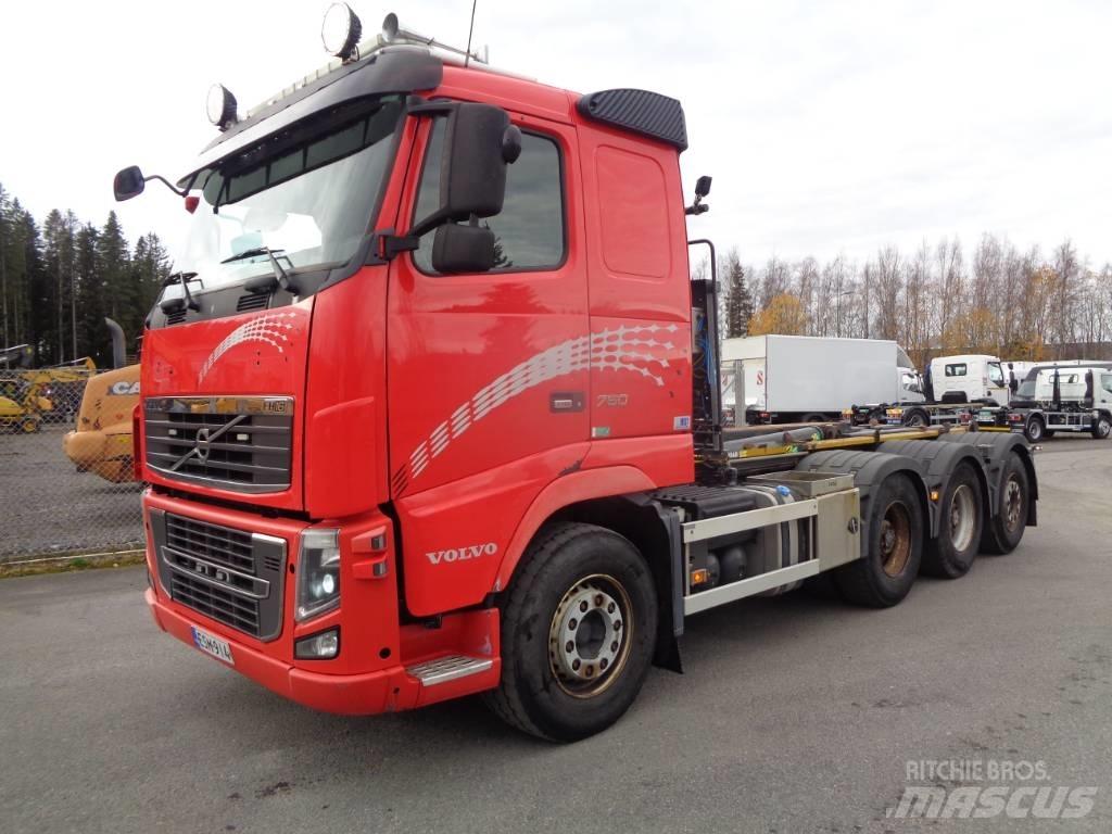 Volvo FH 750 8x4 Treileri ar āķi