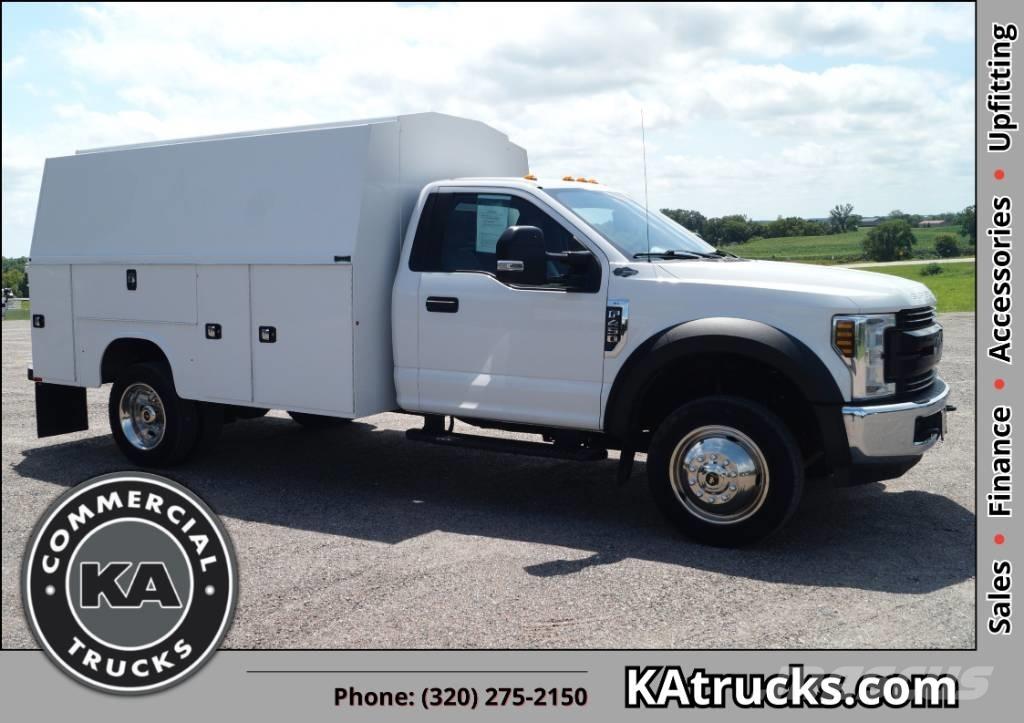Ford F 450 XL SD Vieglais kravas automobilis/izkraušana no sāniem