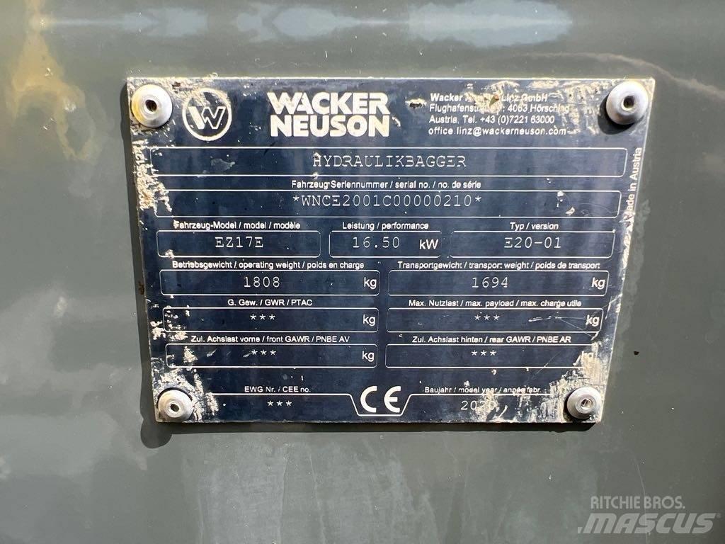 Wacker Neuson EZ17e Kāpurķēžu ekskavatori