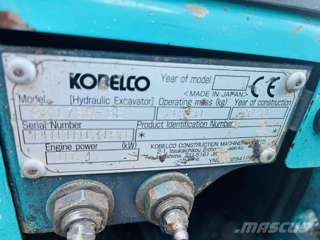 Kobelco SK 17 SR-3 Mini ekskavatori < 7 t