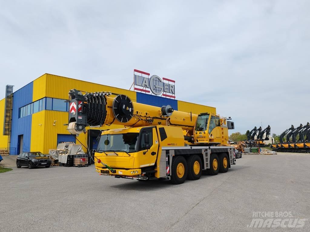 Grove GMK 4100 L-2 Celtņi nelīdzenām virsmām