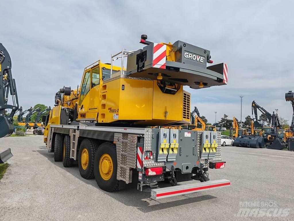 Grove GMK 4100 L-2 Celtņi nelīdzenām virsmām