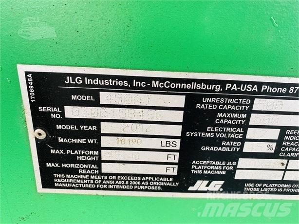 JLG 450 AJ Strēles pacēlāji
