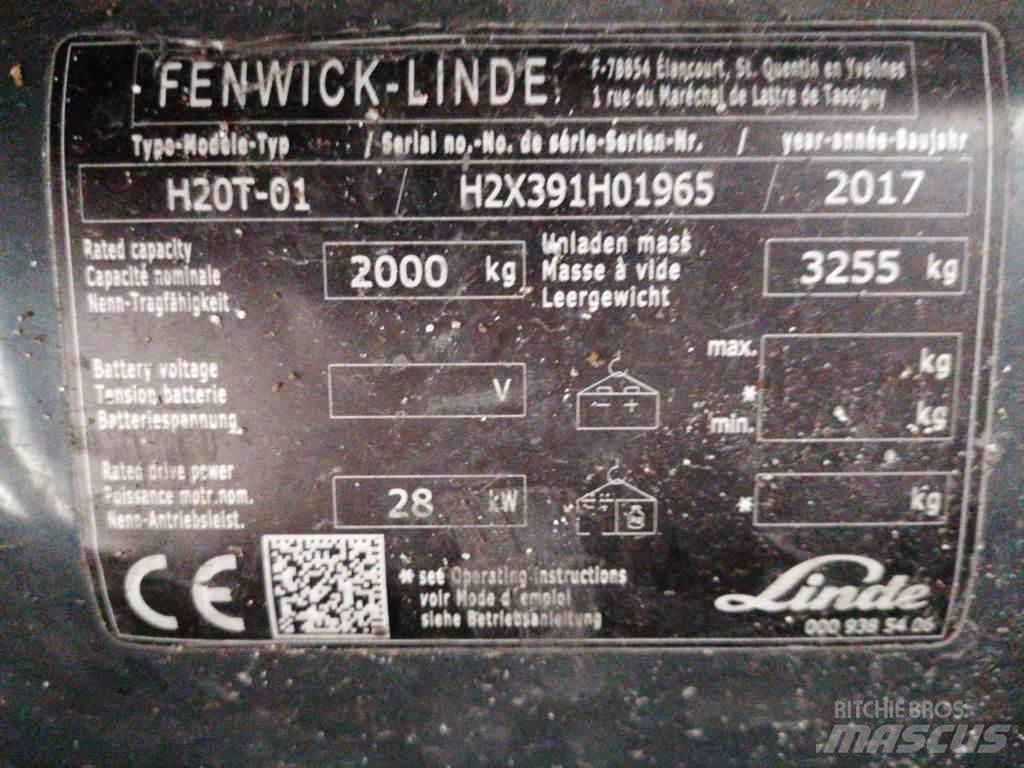 Linde H20T-01 LPG tehnika