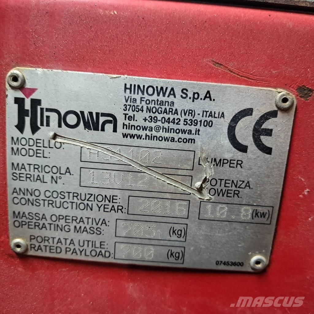 Hinowa HS1102 Kāpurķēžu pašizkrāvējs