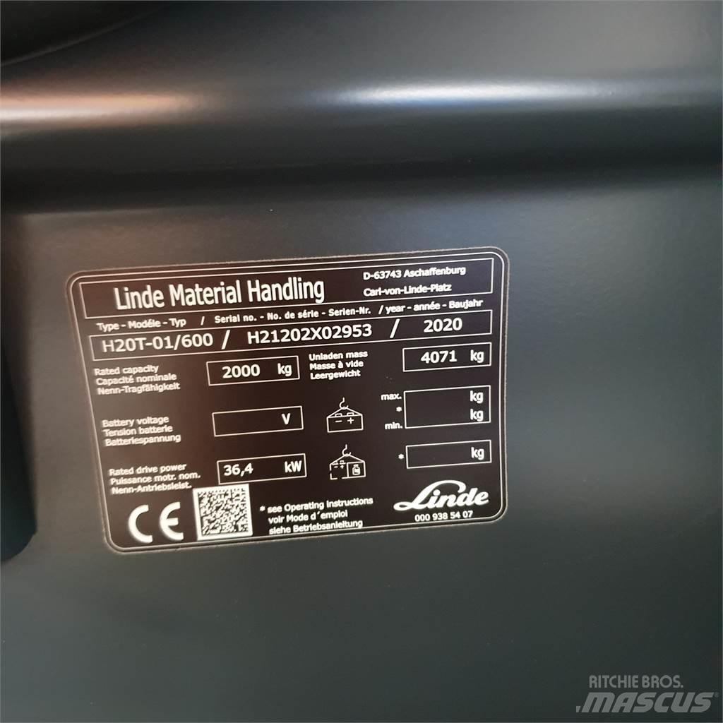 Linde H20T/600 LPG tehnika