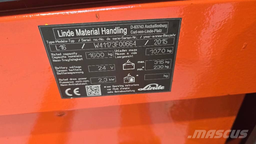 Linde L 16 Krautnētāji