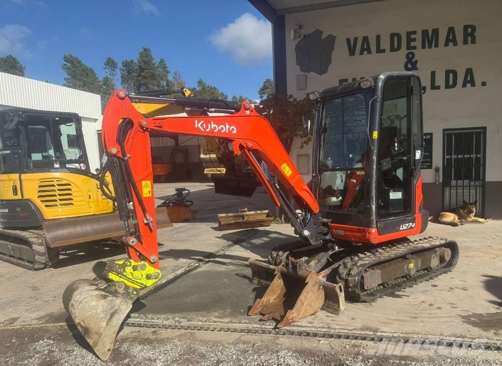 Kubota U 27 Mini ekskavatori < 7 t